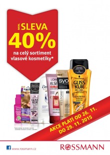aktuální leták ROSSMANN drogerie 26.11.2015-29.11.2015