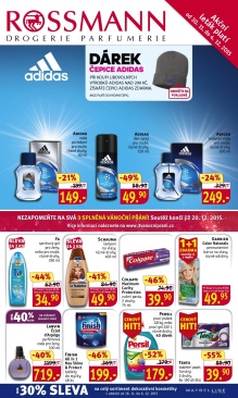 aktuální leták ROSSMANN drogerie 30.11.2015-4.12.2015