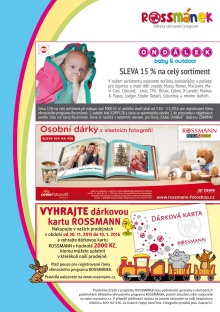 aktuální leták ROSSMANN drogerie 30.11.2015-10.1.2016