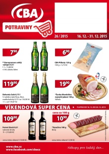 aktuální leták CBA 16.12.2015-31.12.2015