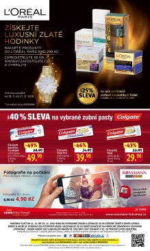 aktuální leták ROSSMANN drogerie 14.12.2015-20.12.2015