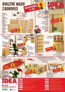 aktuální leták IDEA nábytek 15.12.2015-31.12.2015
