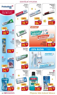 aktuální leták ROSSMANN drogerie 21.12.2015-31.12.2015