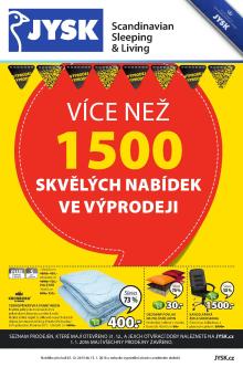 aktuální leták Jysk 25.12.2015-5.1.2016
