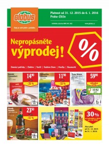aktuální leták Globus 31.12.2015-6.1.2016