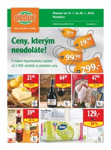 aktuální leták Globus 14.1.2016-20.1.2016