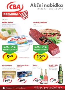 aktuální leták CBA 3.2.2016-9.2.2016