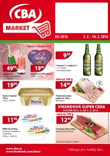 aktuální leták CBA 3.2.2016-14.2.2016