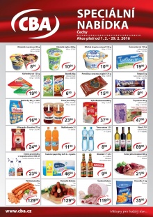 aktuální leták CBA 1.2.2016-29.2.2016