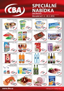 aktuální leták CBA 1.2.2016-29.2.2016