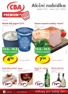 aktuální leták CBA 10.2.2016-16.2.2016