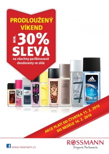 aktuální leták ROSSMANN drogerie 11.2.2016-14.2.2016