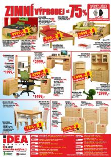 aktuální leták IDEA nábytek 15.2.2016-29.2.2016