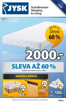aktuální leták Jysk 19.2.2016-2.3.2016
