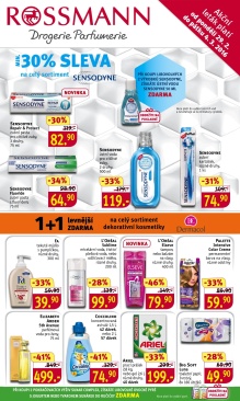 aktuální leták ROSSMANN drogerie 29.2.2016-4.3.2016