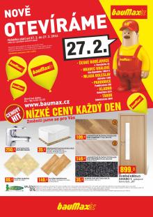 aktuální leták bauMax 27.2.2016-27.3.2016