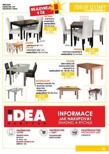 aktuální leták IDEA nábytek 14.3.2016-31.12.2016