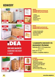 aktuální leták IDEA nábytek 14.3.2016-31.12.2016