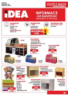 aktuální leták IDEA nábytek 14.3.2016-31.12.2016
