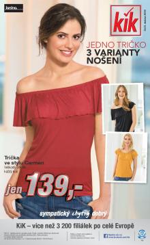 aktuální leták Kik textil 6.4.2016-19.4.2016