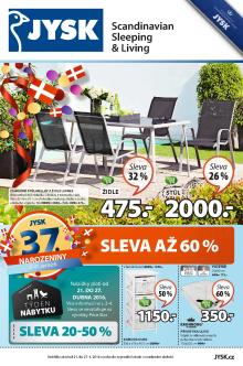 aktuální leták Jysk 21.4.2016-27.4.2016