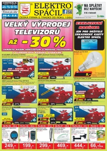 aktuální leták Elektro Spáčil 20.4.2016-3.5.2016