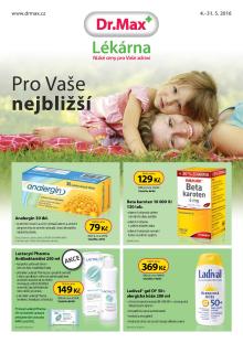 aktuální leták Dr. Max 4.5.2016-31.5.2016
