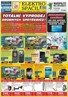 aktuální leták Elektro Spáčil 1.6.2016-14.6.2016