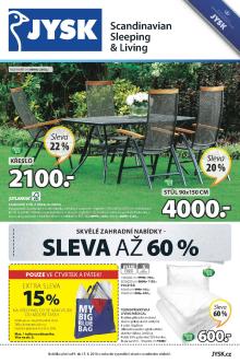 aktuální leták Jysk 9.6.2016-15.6.2016