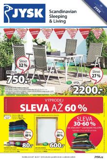 aktuální leták Jysk 7.7.2016-20.7.2016