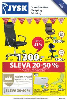 aktuální leták Jysk 14.7.2016-27.7.2016