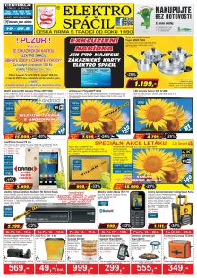 aktuální leták Elektro Spáčil 10.8.2016-23.8.2016