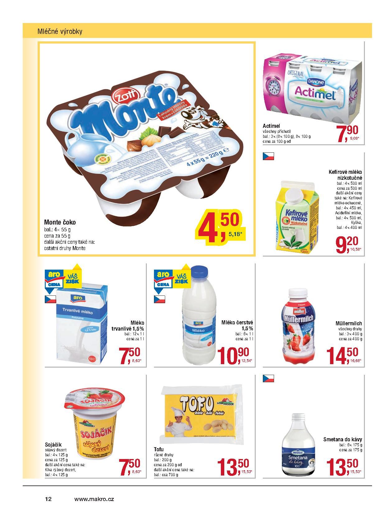 Makro Potraviny aktuální leták Makro strana 12