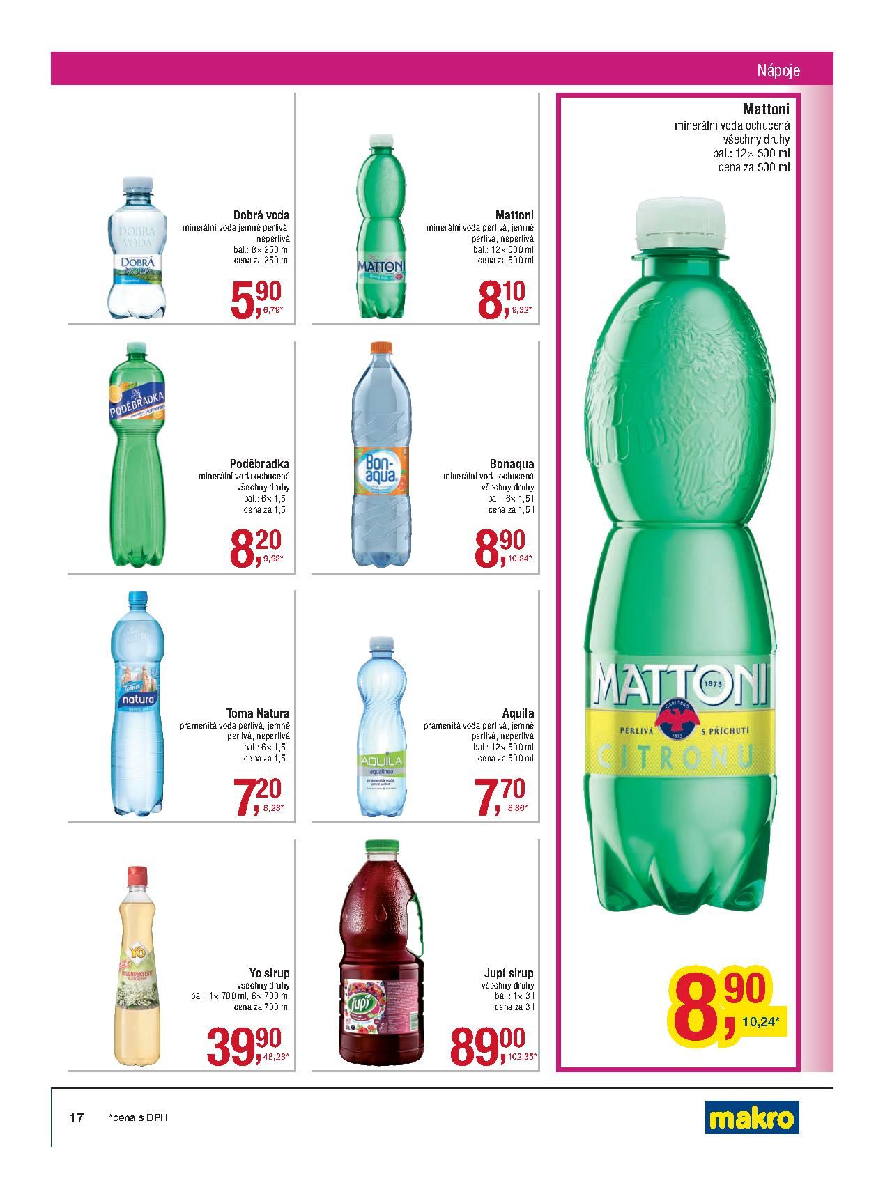 Makro Potraviny aktuální leták Makro strana 17