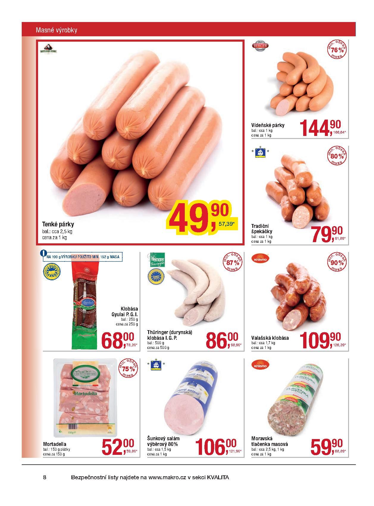 Makro Potraviny aktuální leták Makro strana 8