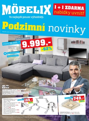 aktuální leták Möbelix 12.9.2016-25.9.2016
