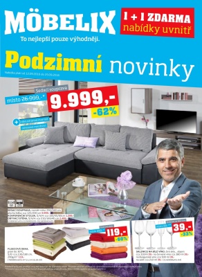aktuální leták Möbelix 12.9.2016-25.9.2016