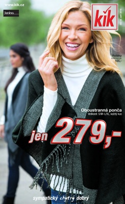 aktuální leták Kik textil 14.9.2016-30.9.2016