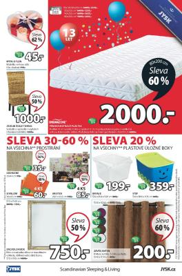 aktuální leták Jysk 15.9.2016-21.9.2016