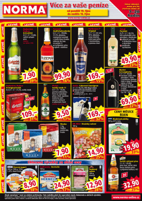 aktuální leták Norma 10.10.2016-16.10.2016