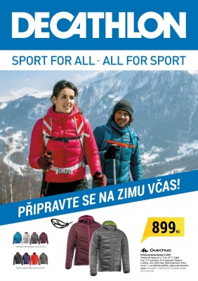aktuální leták Decathlon 4.11.2016-3.12.2016