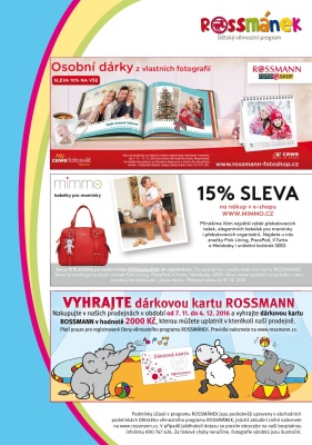 aktuální leták ROSSMANN drogerie 7.11.2016-4.12.2016