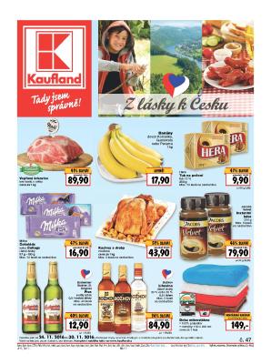 aktuální leták Kaufland 24.11.2016-30.11.2016