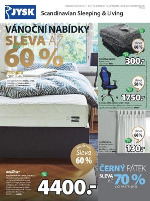 aktuální leták Jysk 24.11.2016-7.12.2016