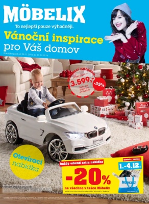 aktuální leták Möbelix 28.11.2016-11.12.2016