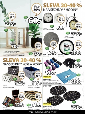 aktuální leták Jysk 17.11.2016-30.11.2016
