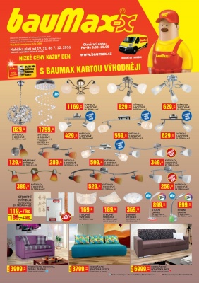 aktuální leták bauMax 19.11.2016-7.12.2016