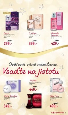 aktuální leták ROSSMANN drogerie 5.12.2016-24.12.2016