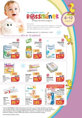 aktuální leták ROSSMANN drogerie 5.12.2016-8.1.2017