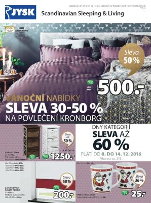 aktuální leták Jysk 8.12.2016-15.12.2016
